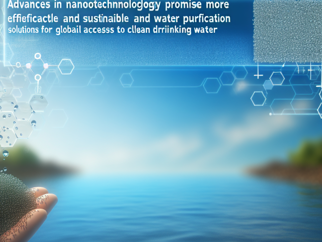 Avances en Nanotecnología Prometen Purificación de Agua Más Eficaz y Sostenible