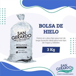 Bolsa de Hielo San Gerardo 3Kg